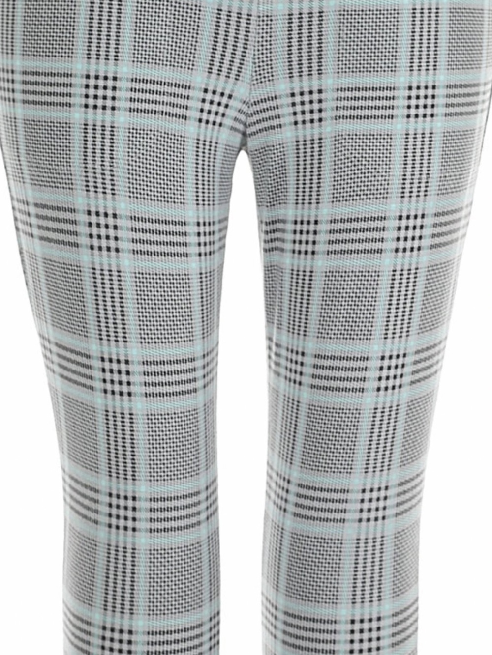 Torrid Full Length Premium Gray, Black, Blue Plaid Leggings with Pockets 2X NWOT